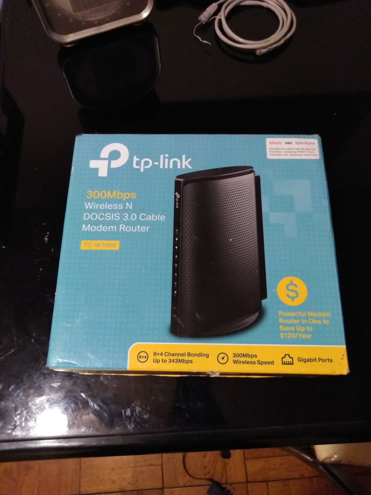 TP-Link TC-W7960 DOCSIS3.0 300Mbps WiFi Cable Modem Router(BRAND NEW!)