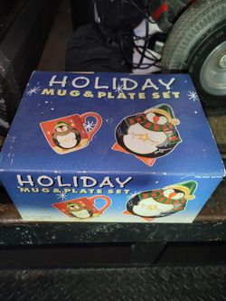 Holiday Mug And Plate Set