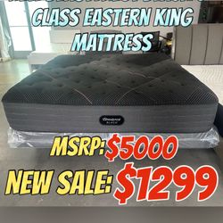 NEW BEAUTYREST BLACK C-CLASS EASTERN KING MATTRESS