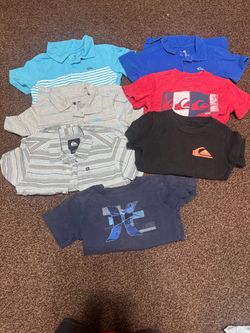 Boys clothes size 5 surf Hurley quicksilver LOT