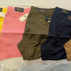 Ralph Lauren Linen Shorts 6" Men Size XL