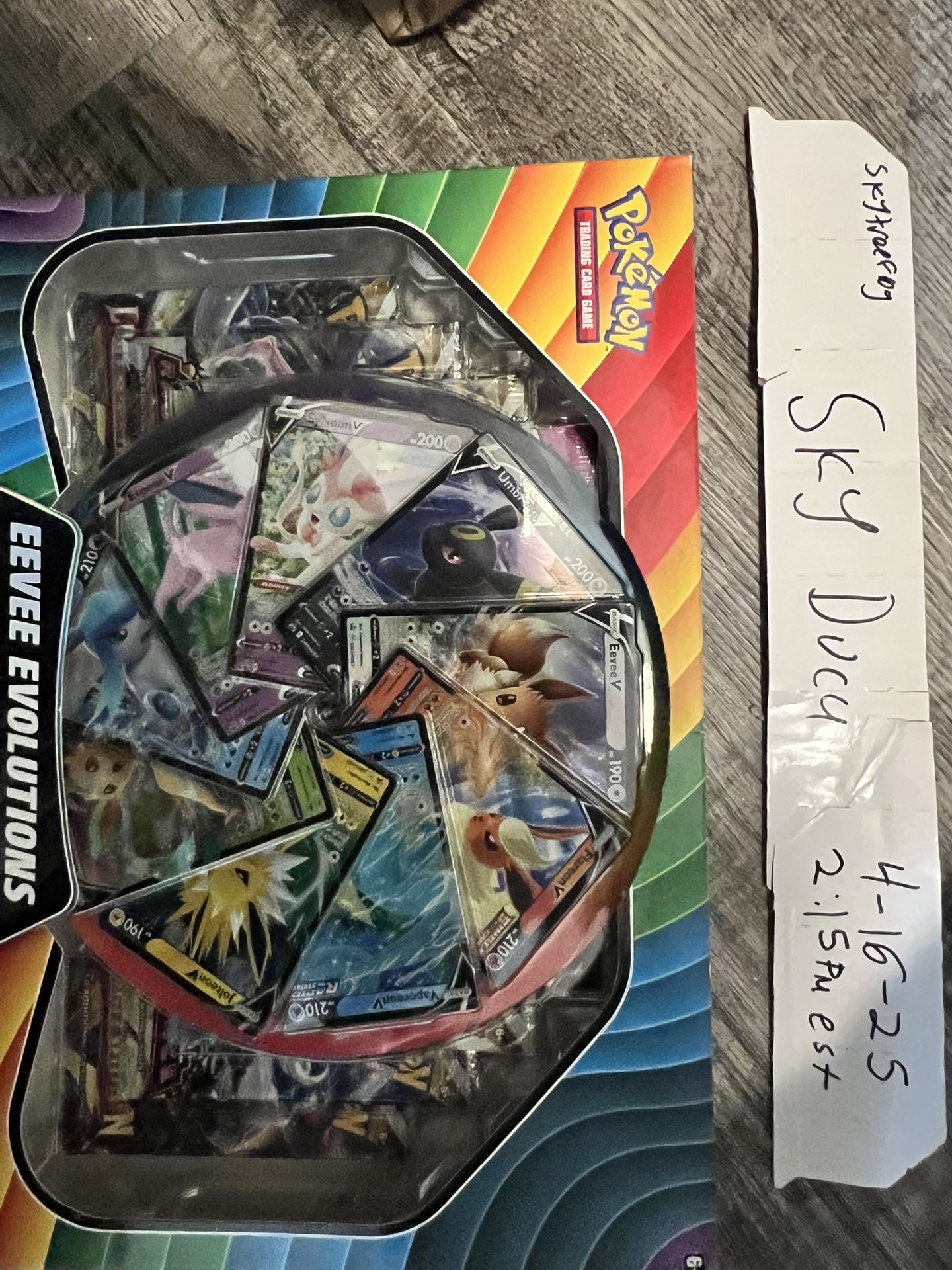Pokémon cards Eevee evolutions Premium Collection Sealed Box