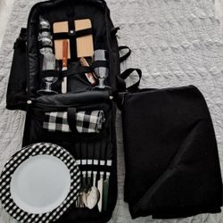 Picnic Backpack w Wine Holder