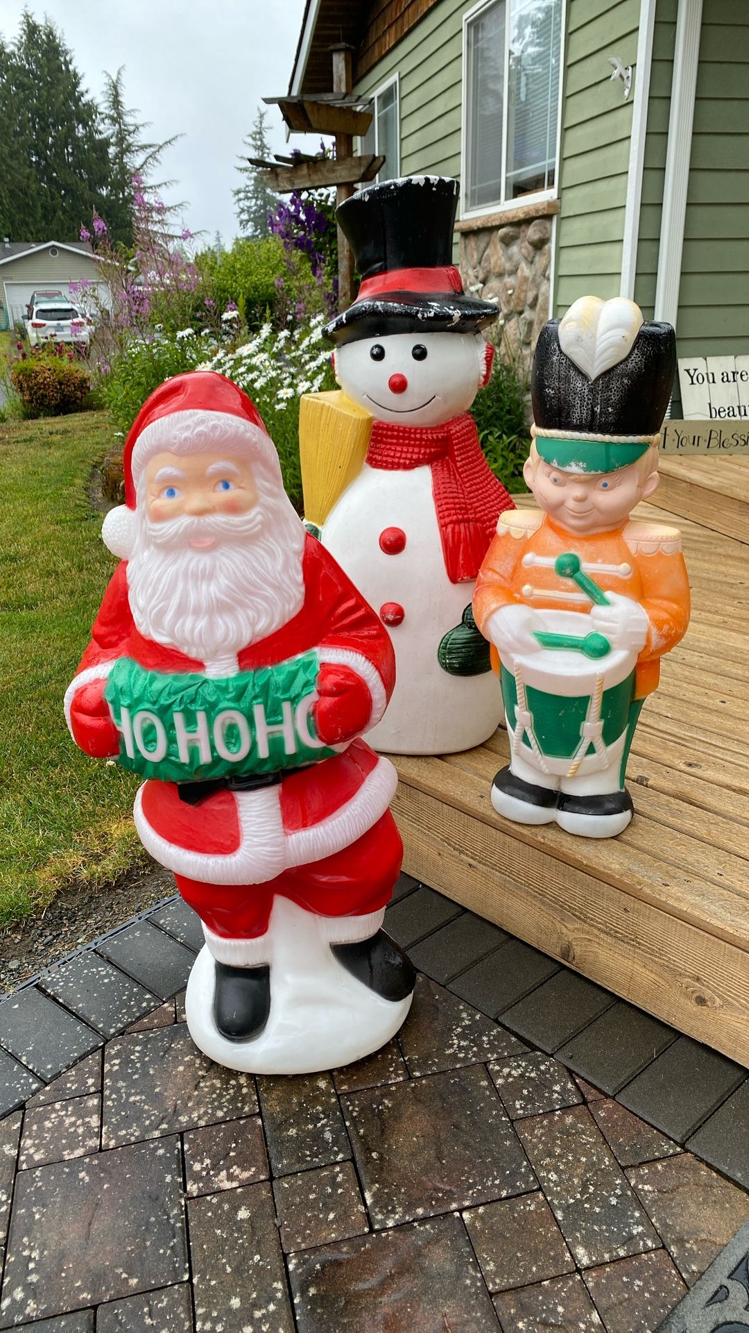 Blow Mold Christmas Figures