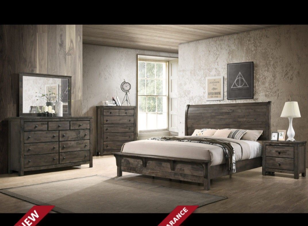 *Manager's Special* Peter Stunning Queen Bedroom Sets Now $1199 Delivery And Financing Available🙌