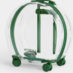VETRESKA Bubble Pet Carrier Green/Transparent