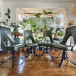 Mid Century ACME Corp Los Angeles Swivel Dinette Chairs 