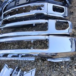 2017 - 2022 Ford Super Duty Front Chrome Bumper