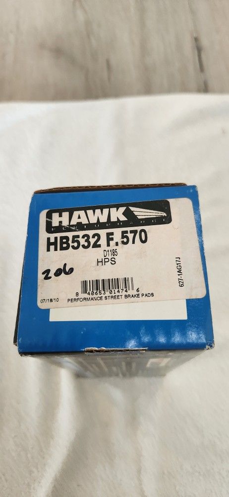 HAWK Performance HPS 5.0 High Performance Street Brake Pads Rear - HB5