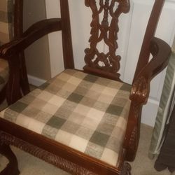 2 Antique Clawfoot Chairs