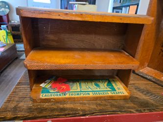 2 vintage shelves