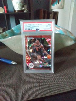 2021 Prizm Draft Picks Anthony Edwards Red Prizm