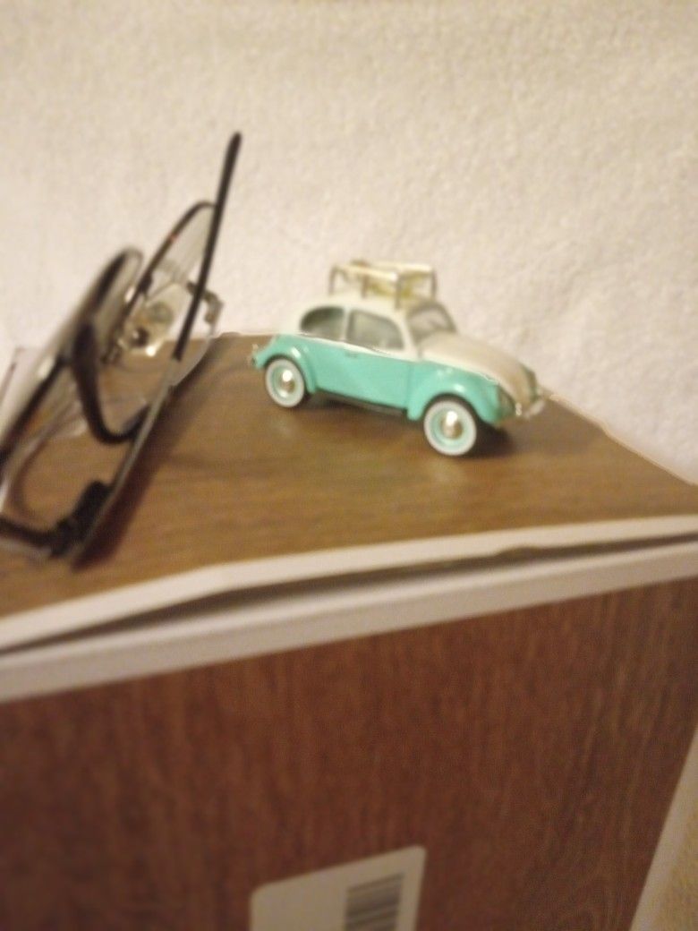 Collectible Volkswagen Bug With Luggage Rack
