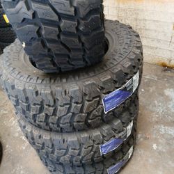 New Set Of Tires 33 1250 18 Mud Terrain 