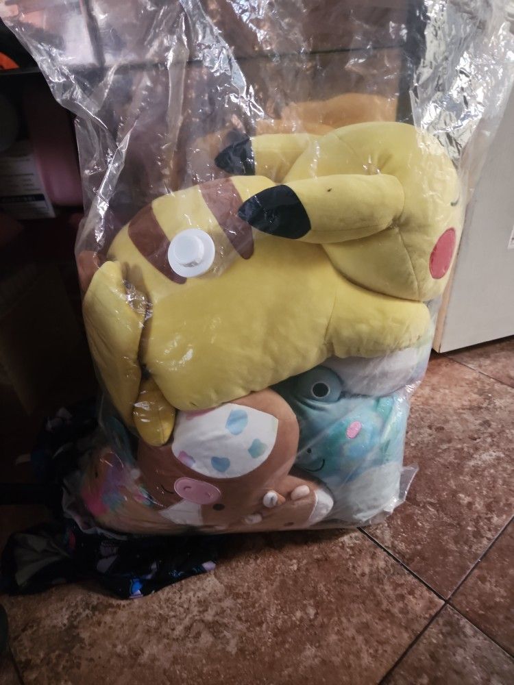 Bag Of Squishmellows And Plushies (NEED GONE ASAP)