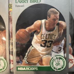 Larry Bird Celtics NBA HOOPS Trading Card