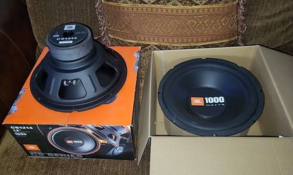 JBL 12" Subwoofers brand new nuevas