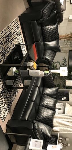 Betrillo Black Living Room Set Sofa and Loveseat We offer Finance without credit check! Take it home with only $39 down! Free delivery!