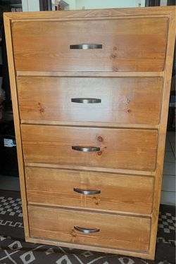 5 jumbo drawer/Solid wood/pine