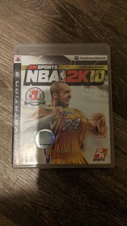 Ps3 NBA 2k10 $25
