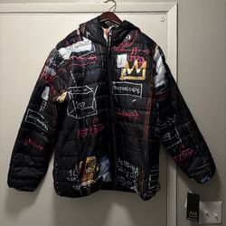 Jean-Michel Basquiat x Members Only Alchemy Puffer Jacket - Men’s Size XL - NWT
