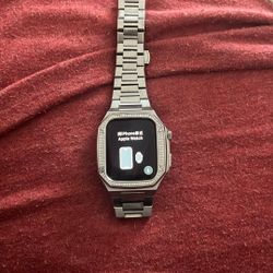 Moisinite Diamond Apple Watch 