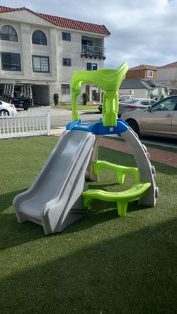 Outdoor climb and slide