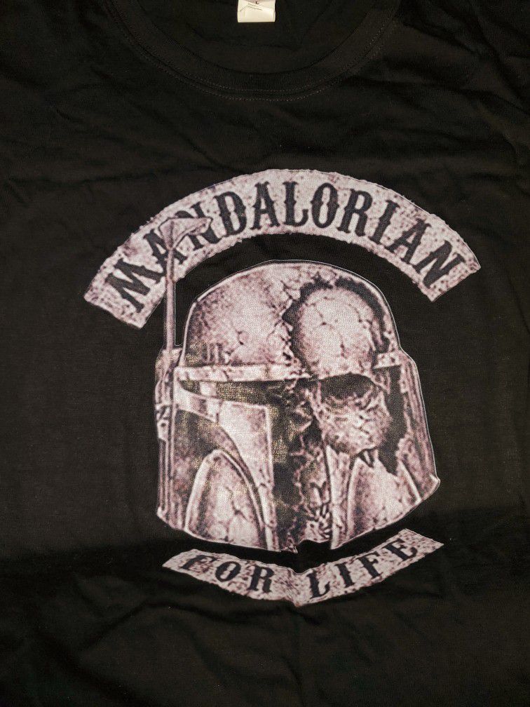 Mandalorian For Life T-shirt Large