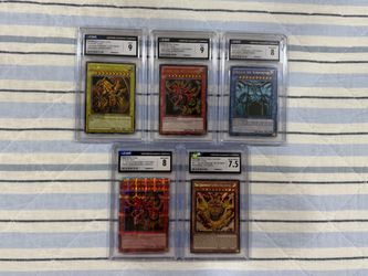 CGC Graded Yugioh Cards Lot 5