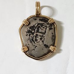 14k/1.3g Shipwreck Coin-Date 1662