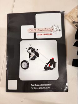Best Friend Mobility Elite Dog Wheelchair Small S Rear Support Pet Wheel Chair