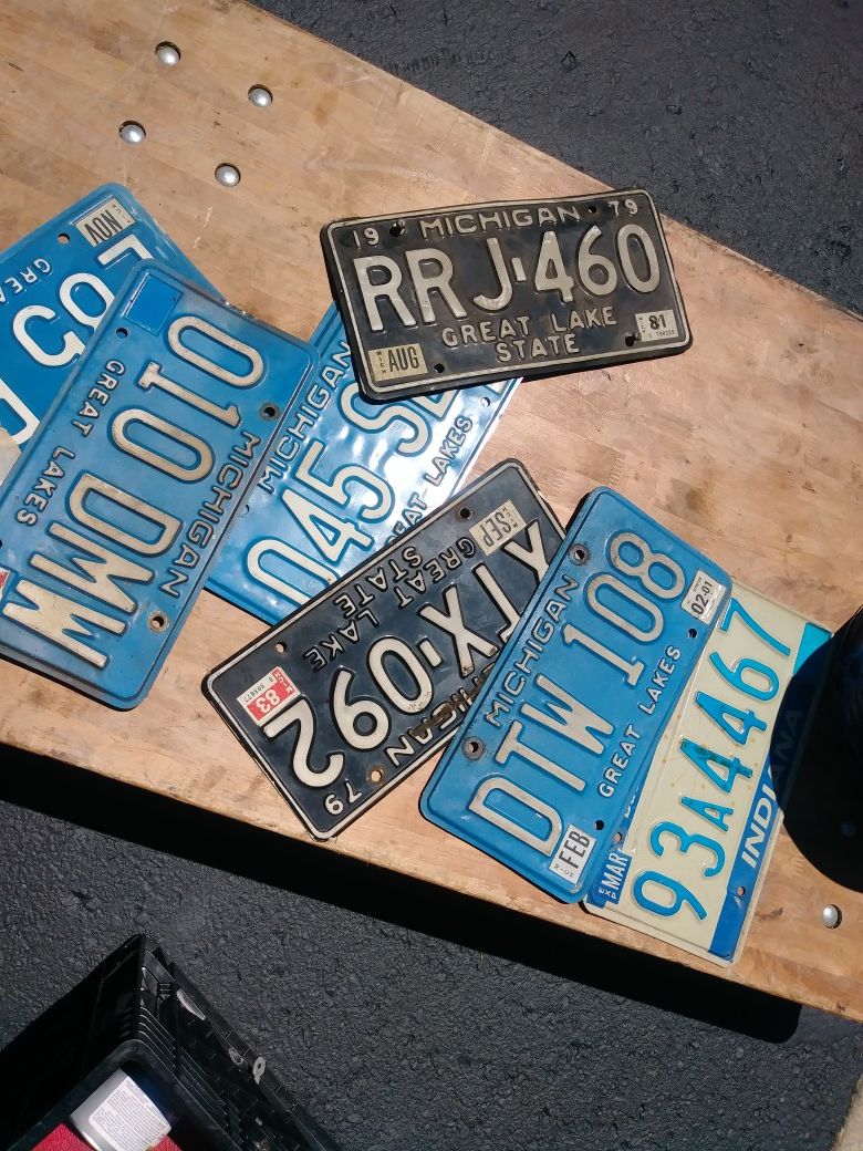 Old plates