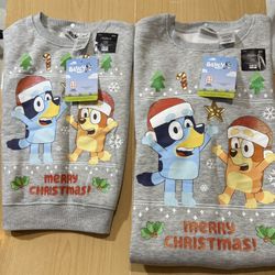 UNISEX  SWEATSHIRT MERRY CHRISTMAS 🎄BLUEY