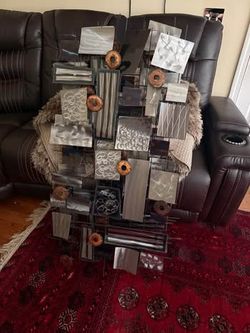 Abstract Metal Wall Art Sculpture 2 piece