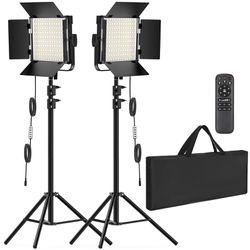 Illuminate Your Creativity: Professional LED Lighting Kit for Dynamic Photography and Video