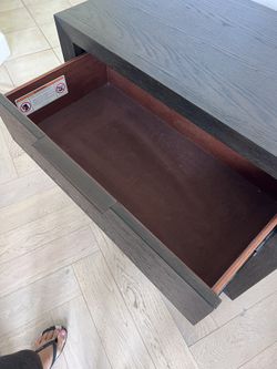 Solid Wood Large Nightstand- Like New!