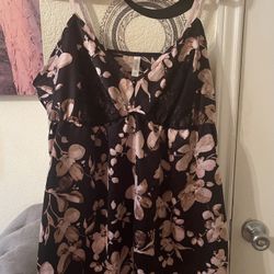 Plus Size Womens sleep floral top size 18/20 pre-owned 
