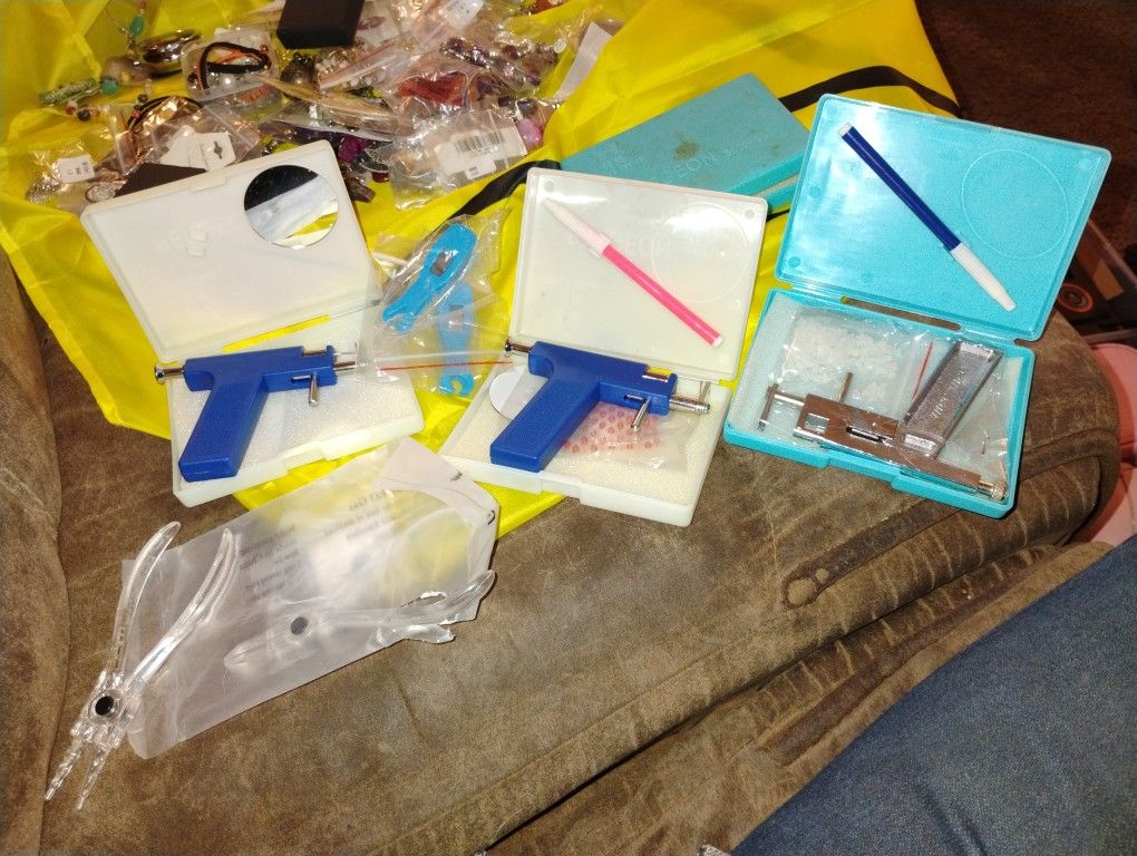 Earrings Piercings Barbells Piercing Guns