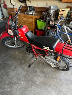 Dirtbike Honda 250 xlr dual sport 1984