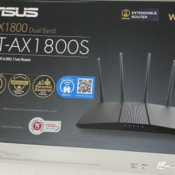 ASUS RT-AX1800S Dual Band WiFi 6 Extendable Router