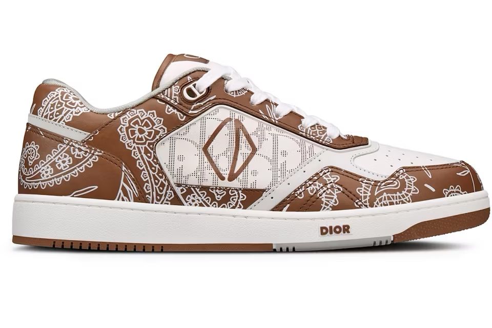 Dior Coffee White CD Paisley White Dior Oblique
