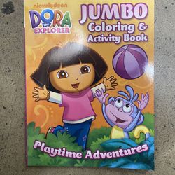 Dora activity and coloring book toy for kids