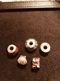 Vintage.925 Silver Chamilia Charms (Price is for all 5)