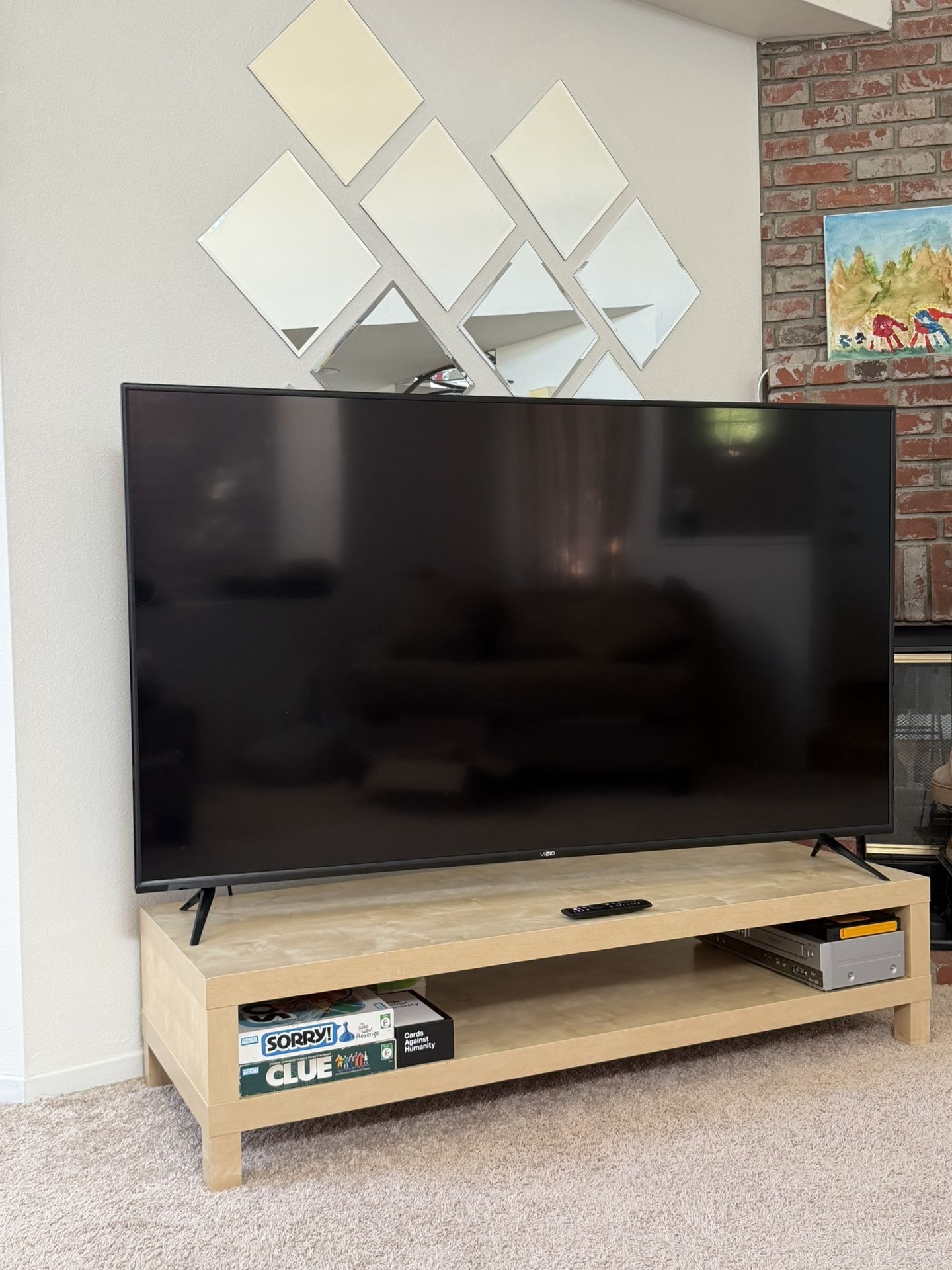 TV and stand 70 Inches