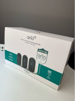 Arlo Essential 3rd Gen Outdoor Security Camera Bundle – Brand New