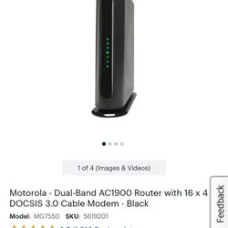 Motorola Modem/router