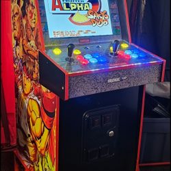 Retro Turbo Street Fighter Arcade1up Cabinet With Over 15,000 Video Games 