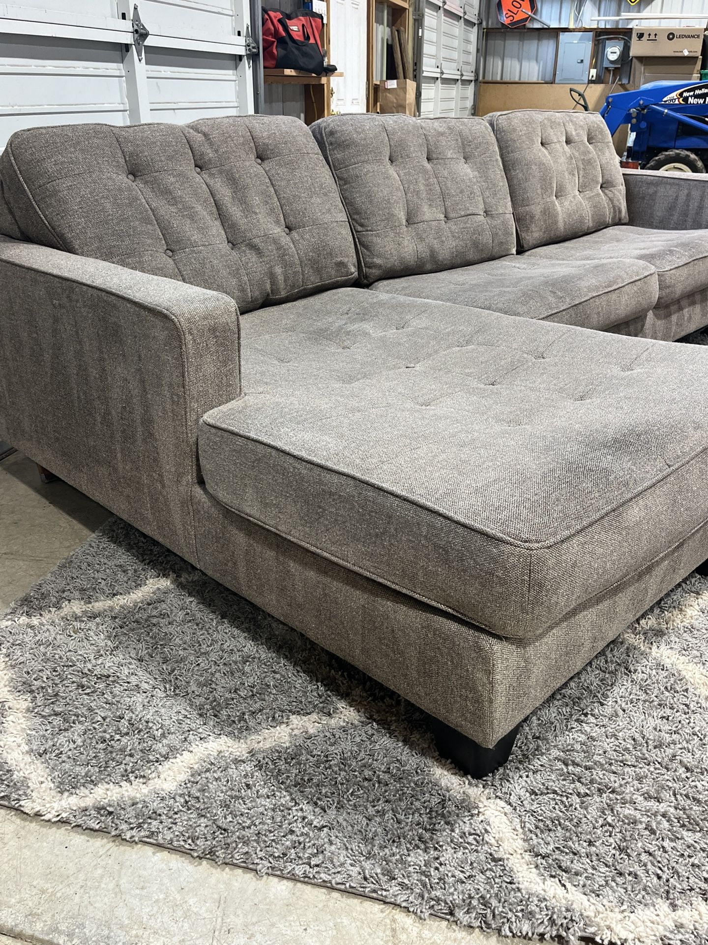 Gray Ashleys Sectional Couch – FREE DELIVERY