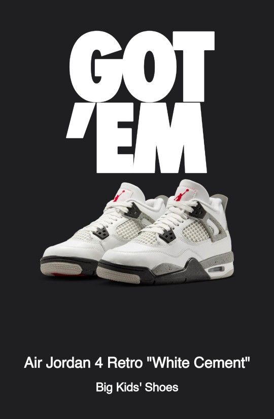 Air Jordan's 4