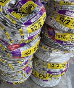 New MC metal clad cable 12/2
